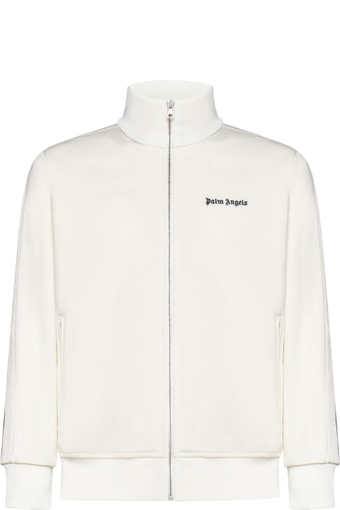 Palm Angels for Men Palm Angels Track Jacket In Butter-colored Technical Fabric