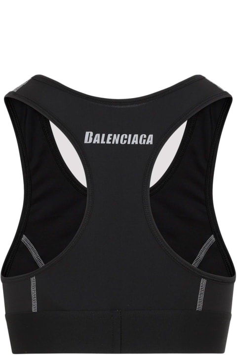 Balenciaga Clothing for Women Balenciaga Logo Detailed Sporty Bra