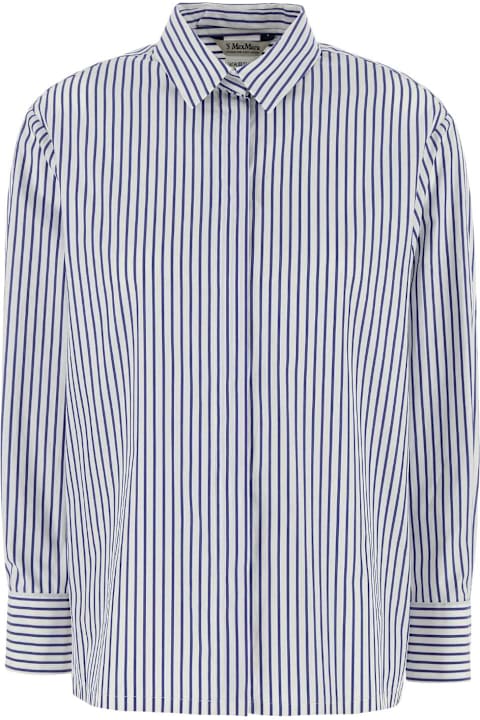 Homeware 
S Max Mara Printed Poplin Tata Shirt 
S Max Mara