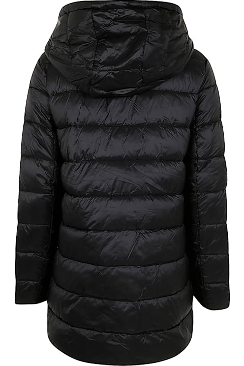 MICHAEL Michael Kors Coats & Jackets for Women MICHAEL Michael Kors Hooded Longline Packable W Corduroy Trim