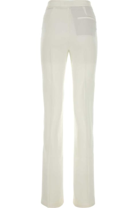 The Andamane Pants & Shorts for Women The Andamane White Crepe Gladys Pant