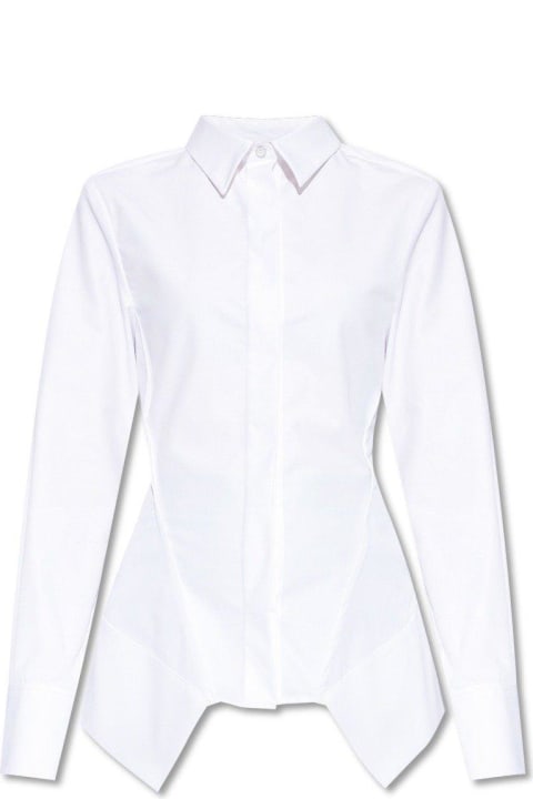 Givenchy Topwear for Women Givenchy Cut-out Detail Fitted Shirt
