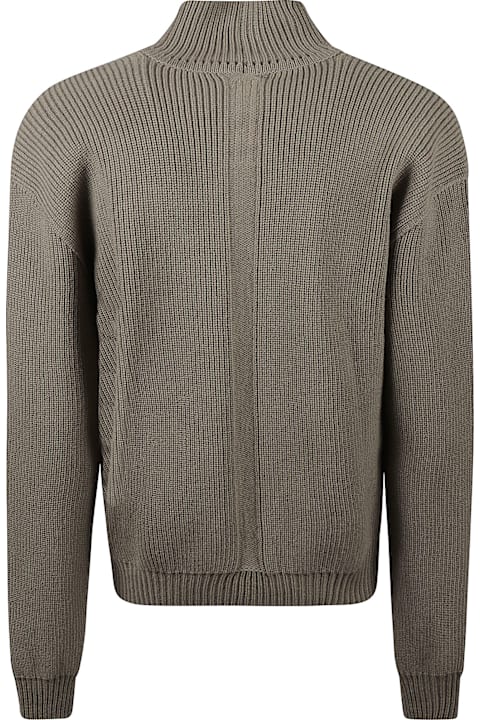 Rick Owens Sweaters for Men Rick Owens Ribbed Knit Turtleneck Sweater