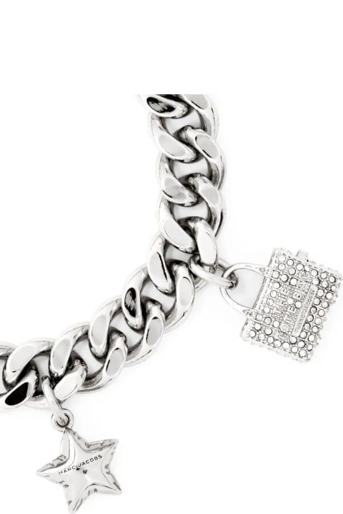 Marc Jacobs Jewelry for Women Marc Jacobs The Pave Mini Icon Charm Bracelet