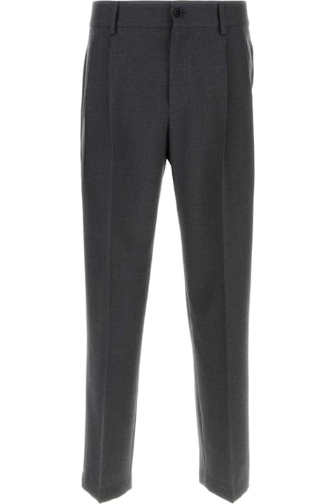 Homeware Dolce & Gabbana Dark Grey Wool Blend Pant