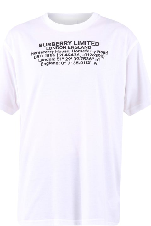 Burberry for Women Burberry Logo Print Crewneck T-shirt