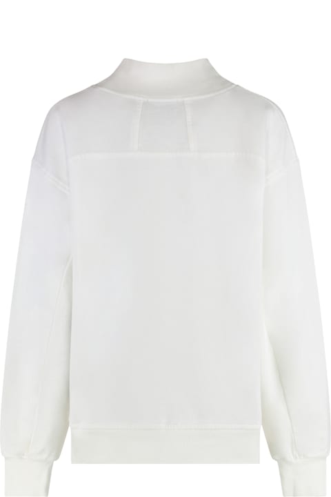 Rhude for Women Rhude Logo Detail Cotton Sweatshirt