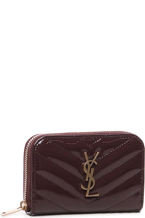 Saint Laurent Accessories for Women Saint Laurent Cassandre Matelassé Wallet In Patent Leather