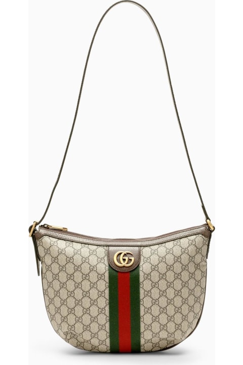 Gucci Shoulder Bags for Women Gucci Ophidia Gg Small Beige Bag