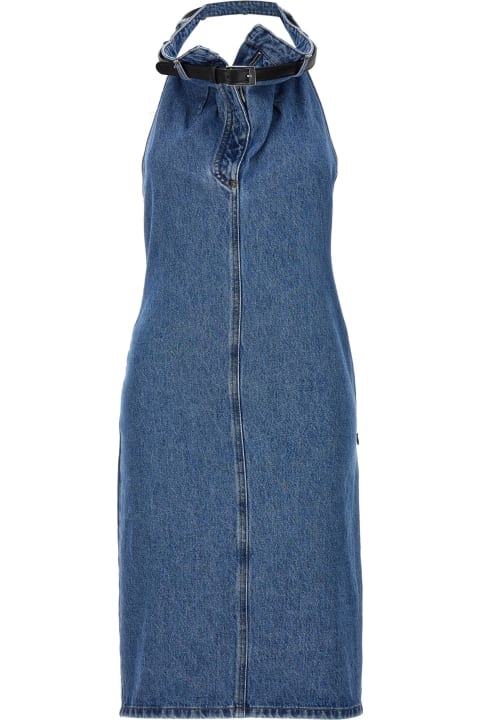 Homeware Coperni 'belt Halter Neck' Dress