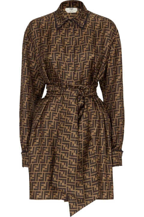 Homeware Fendi Silk Shirtdress
