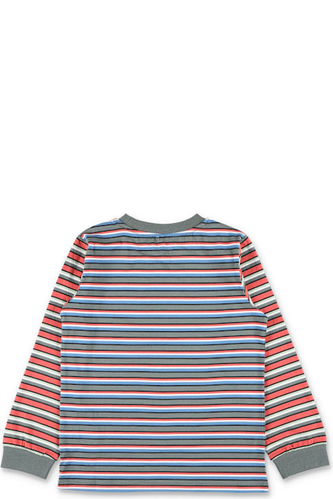 Homeware Stella McCartney Kids Kid - Stella Mccartney Kids Striped Logo T-shirt