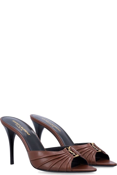Saint Laurent Babylone Mules