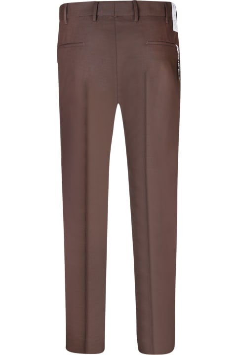 PT01 Clothing for Men PT01 Dieci Brown Trousers