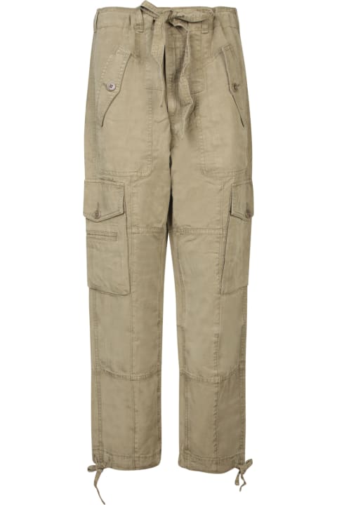 Polo Ralph Lauren Pants & Shorts for Women Polo Ralph Lauren Olive Lyoc Blend Cargo Trousers Polo Ralph Lauren