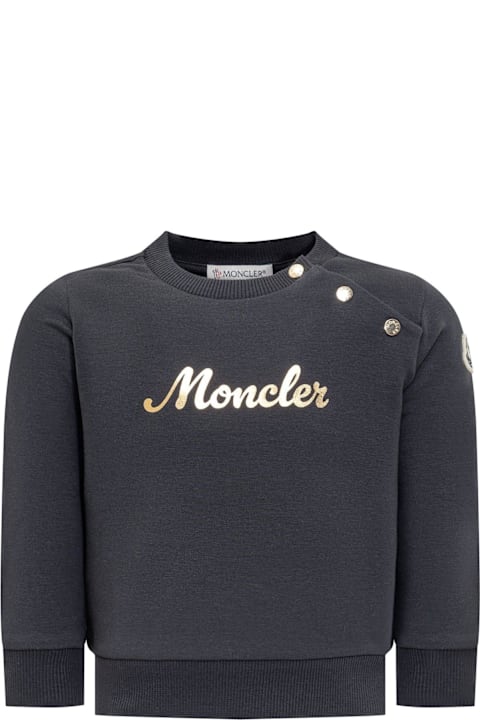 Moncler for Baby Girls Moncler Logo Printed Sweatshirt