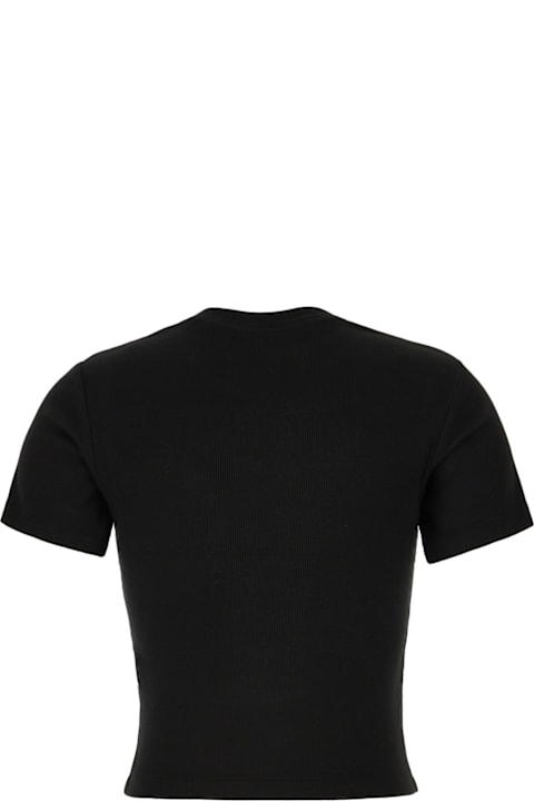 Clothing for Women AMIRI Black Stretch Cotton Blend T-shirt