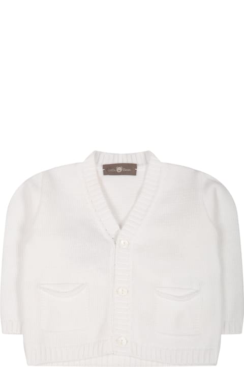 White Cardigan For Baby Boy
