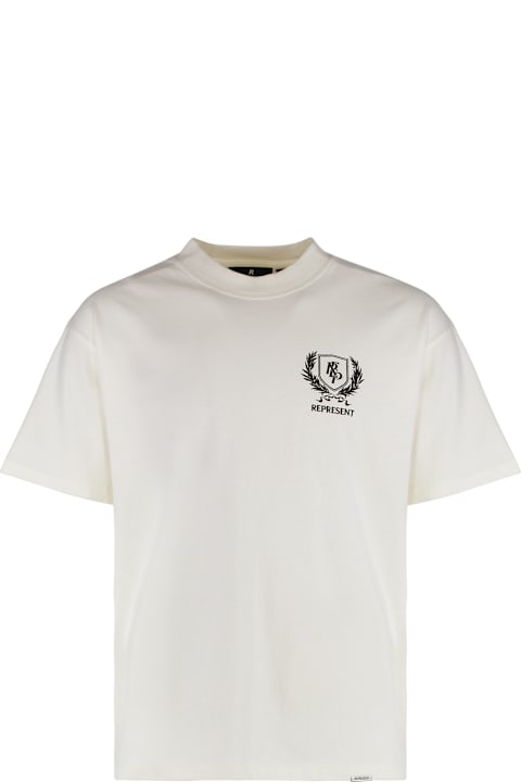 REPRESENT لـ Kids REPRESENT Cotton Crew-neck T-shirt