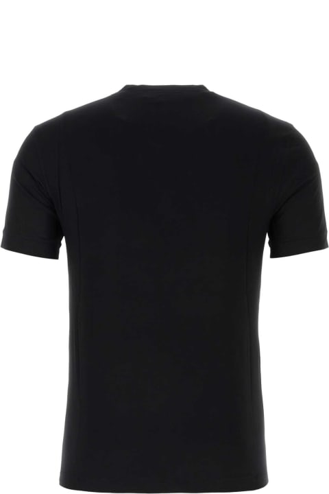 Giorgio Armani for Men Giorgio Armani Black Stretch Viscose T-shirt