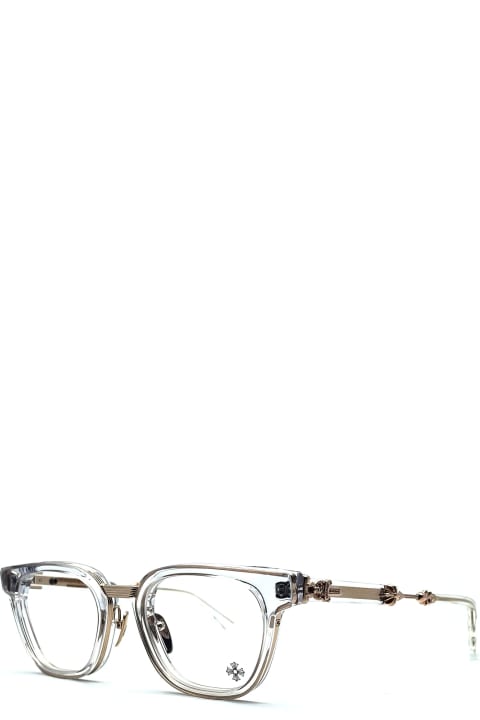 Chrome Hearts Eyewear for Women Chrome Hearts Duck Butter - Cristal / Gold Rx Glasses