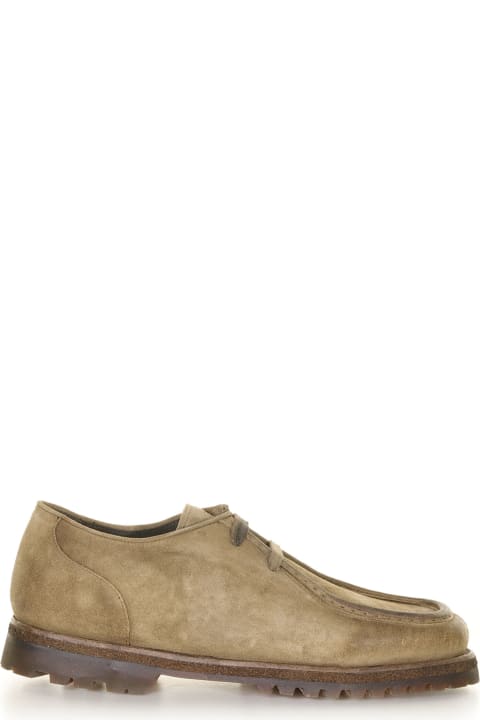 Suede Loafer With Laces