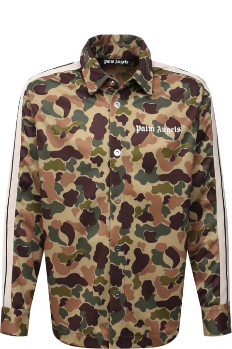 Palm Angels Fleeces & Tracksuits for Men Palm Angels Camouflage Sweatshirt