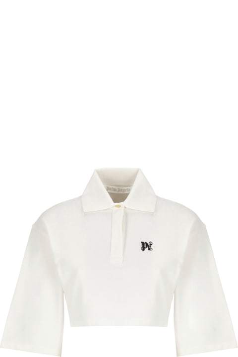 Palm Angels for Women Palm Angels Polo Shirt With Monogram Logo