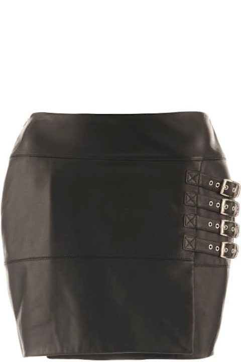 John Richmond for Women John Richmond Leather Miniskirt