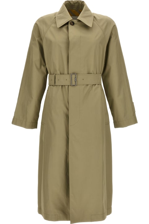 Check Insert Trench Coat