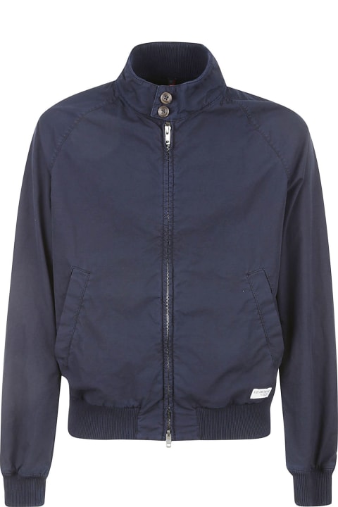 Fay Clothing for Men Fay Navy Blue Cotton Jacket