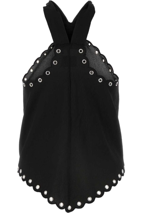 Fashion for Women Isabel Marant Black Crepe Tecles Top