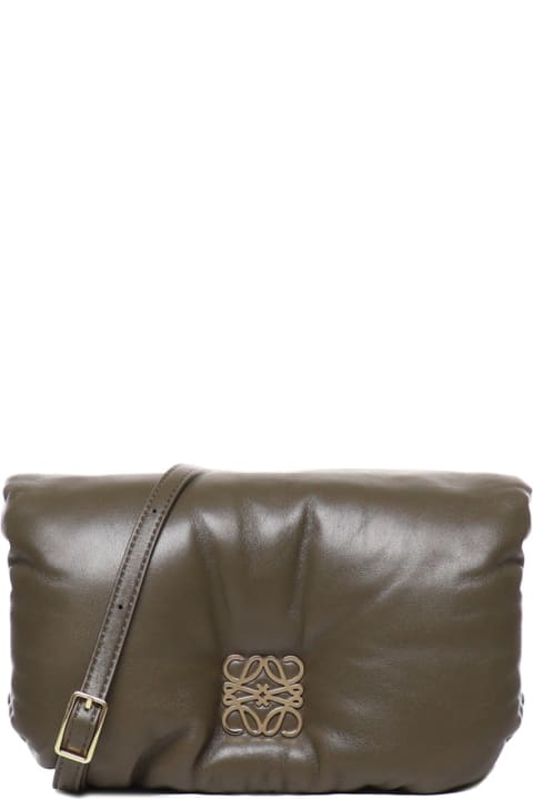 ウィメンズ Loeweのショルダーバッグ Loewe Mini Puffer Goya Bag In Shiny Nappa Lambskin