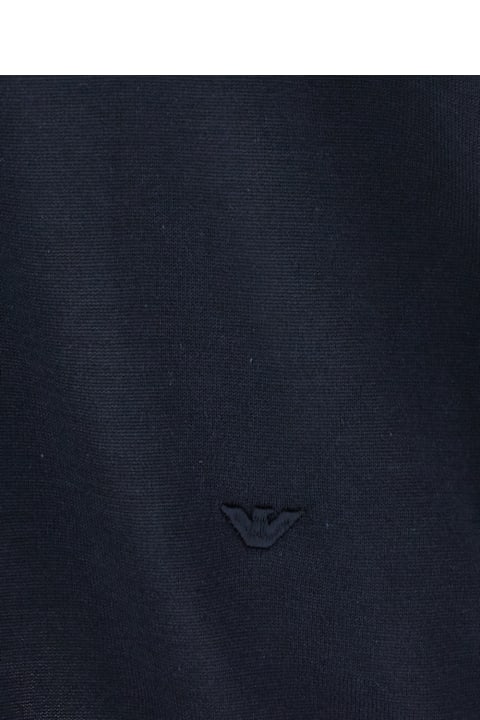 Homeware Emporio Armani Crewneck T-shirt With Logo Embroidery Detail