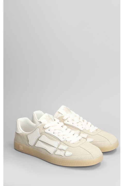 AMIRI Sneakers for Men AMIRI Pacific Bones Sneakers In Beige Suede