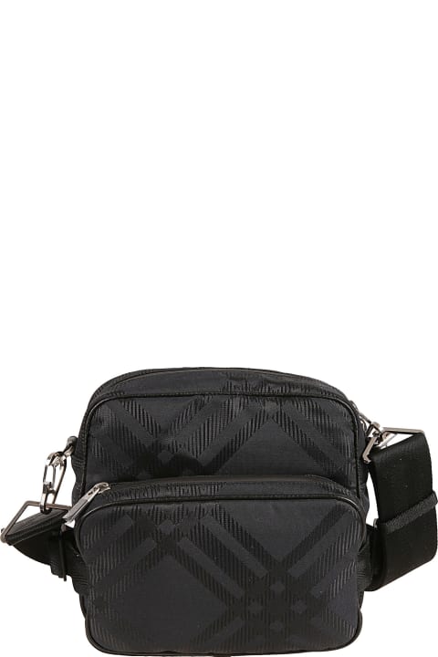 Bags for Men Burberry Double Pocket Zip Shoulder Bag