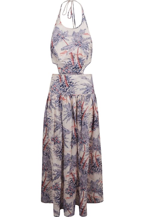 Zimmermann فساتين لـ السيدات Zimmermann Cira Halter Cut-out Dress