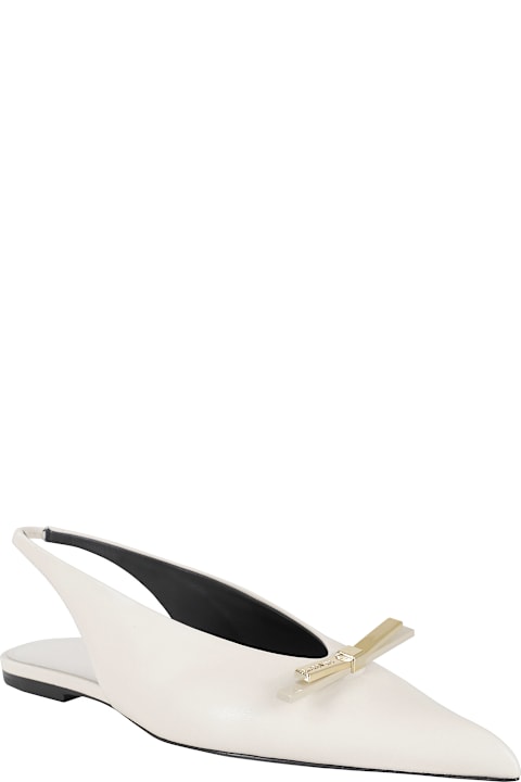 Lanvin أحذية مسطحة لـ السيدات Lanvin Bow Flat Slingback