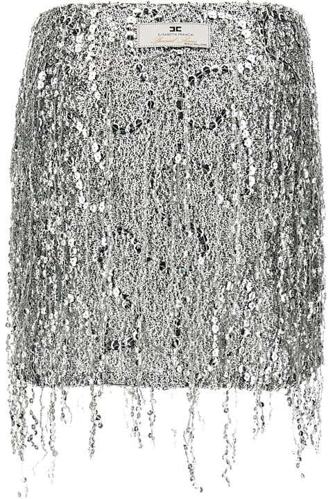 Homeware Elisabetta Franchi Sequin Tulle Skirt