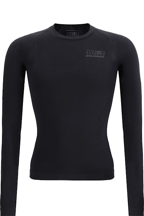 أدوات منزلية MM6 Maison Margiela Mm6 X Salomon Long Sleeve Thermal Jersey
