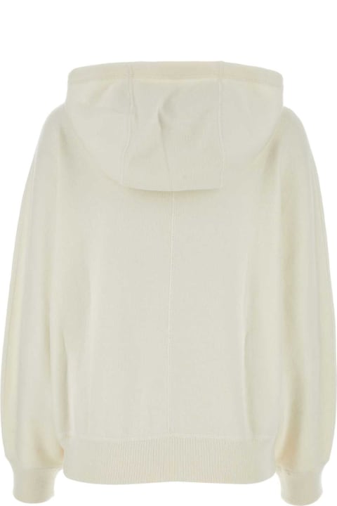 Prada Sale for Women Prada White Stretch Cashmere Blend Sweatshirt