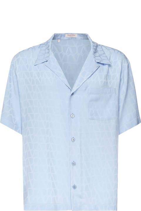 Valentino Garavani Shirts for Men Valentino Garavani Bowling Shirt With Toile Iconographe Motif