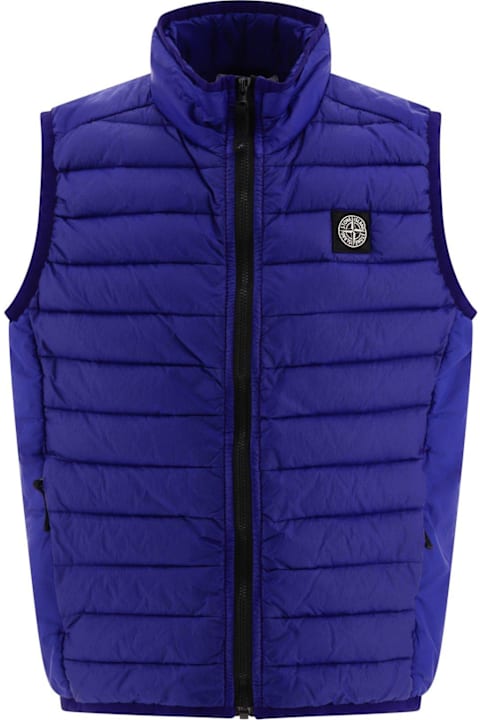 キッズのセール Stone Island Compass-motif Zipped Gilet