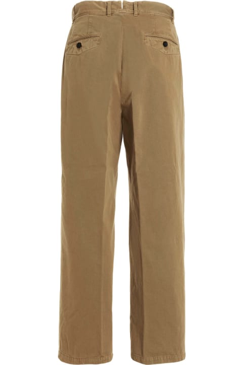 Homeware Incotex Red Printed Cotton Trousers