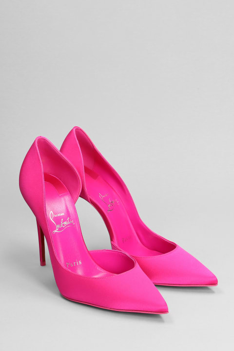 High-Heeled Shoes for Women Christian Louboutin Iriza 100 Satin Pumps