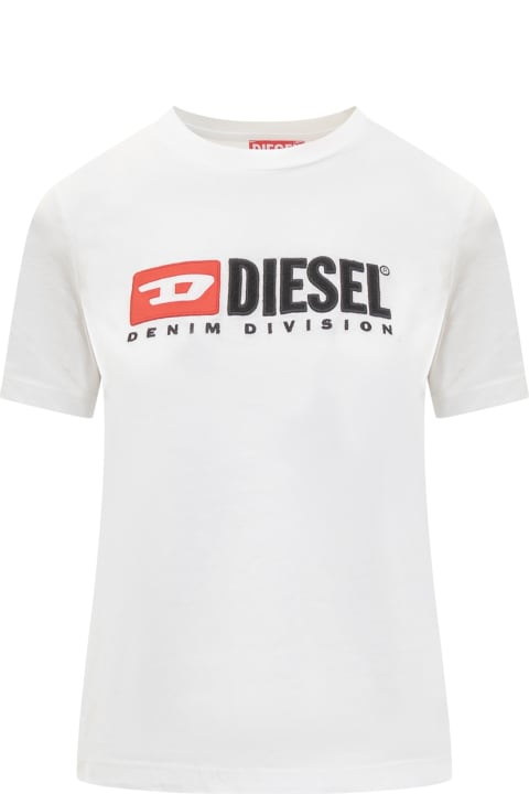 ウィメンズ Dieselのトップス Diesel Logo T-shirt