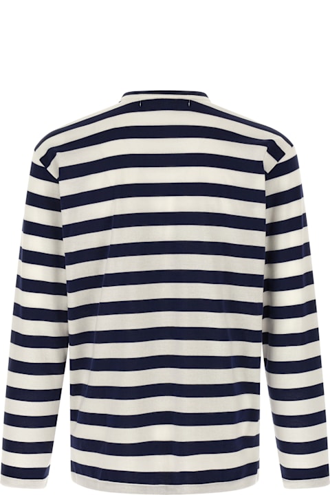 Comme des Garçons Play for Men Comme des Garçons Play Logo Patch Stripes T-shirt
