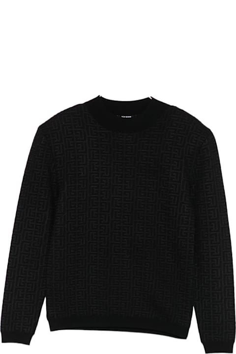 Homeware Balmain Balmain Kids Monogram Sweater