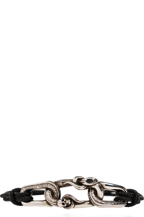 メンズ Alexander McQueenのジュエリー Alexander McQueen Bracelet With An Appliqué