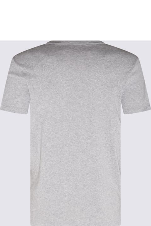 Topwear for Men Tom Ford Grey Cotton T-shirt